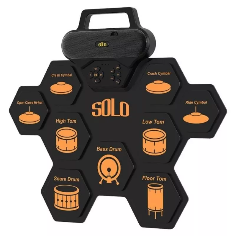 NN SOLO Roll-Up Electronic Drum Set USB-C MP3