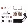 Noctua NL-LC1-24 Low-Profile CPU Air Cooler, skirtas AMD AM4 (Ryzen) - juoda/ruda