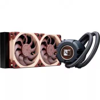 Noctua NL-LC1-24 Low-Profile CPU Air Cooler, skirtas AMD AM4 (Ryzen) - juoda/ruda
