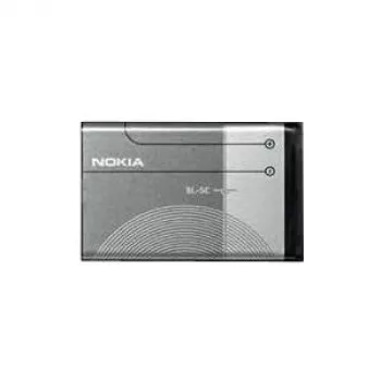 Nokia BL-5C ličio jonų baterija 850 mAh, skirta Nokia 10X, 111, 12XX, 130, 16XX, 1800, 20X, 215, 222, 27XX, 31XX, C1, C2, X2, Asha 20X