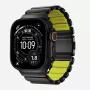 NOMAD Stratos Band - Titaninė apyrankė, skirta Apple Watch 49mm su FKM (Black Titanium, Volt FKM)