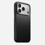 NOMAD Traditional Leather Case, skirta iPhone 17 Pro - juoda (suderinama su MagSafe)