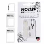 Noosy NS-SIM-WH SIM kortelių adapterių rinkinys baltas (Nano/Micro į Micro/Standard, 3 adapteriai + ištraukimo smeigtukas)