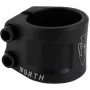 North Axe Double Clamp - Juoda, 31,8 mm/34,9 mm, CNC aliuminis, Freestyle paspirtukas