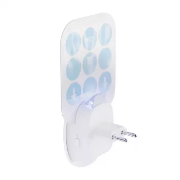 Noveen Insect Killer Lamp 2in1 Bug Zapper + Night Light Adjustable Plug Up to 30m²
