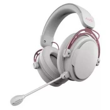 Nubi NH1 laidinis ausines su mikrofonu virš galvos, nuimamu mikrofonu, 50mm tvarkyklės, 3.5mm lizdas, rožinio aukso spalvos