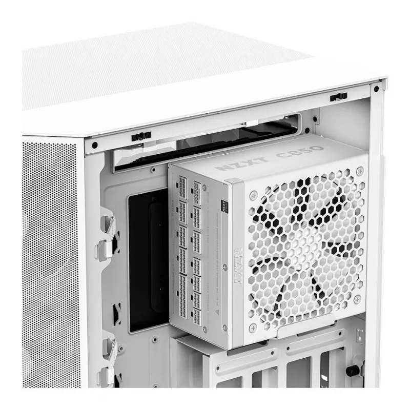 NZXT C850 Gold ATX 3.1 pilnai modulinis maitinimo blokas - 850W, 80 PLUS Gold, baltas