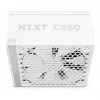 NZXT C850 Gold ATX 3.1 pilnai modulinis maitinimo blokas - 850W, 80 PLUS Gold, baltas