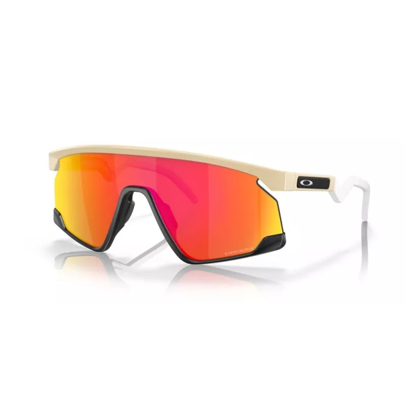 Oakley Bxtr Sunglasses Shield Wrap-Around Matte Black Prizm Black
