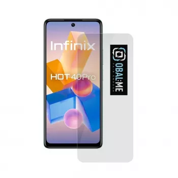 OBAL:ME 2.5D stiklinis ekrano apsauginis stikliukas, skirtas Infinix Hot 40 Pro, skaidrus