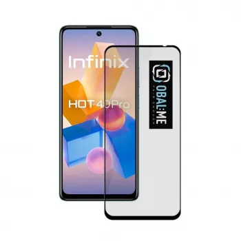 OBAL:ME 5D stiklinė ekrano apsauga, skirta Infinix Hot 40 Pro, juoda