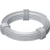 OBO BETTERMANN cinkuoto plieno vielinė virvė 5mm x 10m, 6x7 konstrukcija, DIN 3055, 14,7 kN trūkimo apkrova (5303222)
