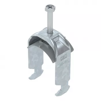 OBO BS-H1-K-40 FT U-Bolt Clamp, karštai cinkuotas, 34-40 mm, M6