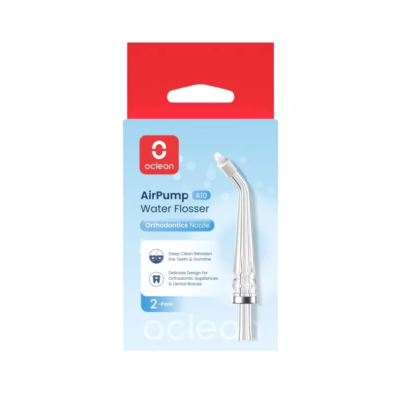Oclean N21 ortodontinis antgalis, skirtas A10, permatomas