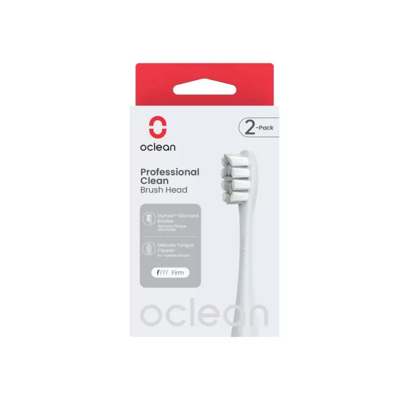 OCLEAN Professional Clean Brush Head P1C9 Silver 2vnt.