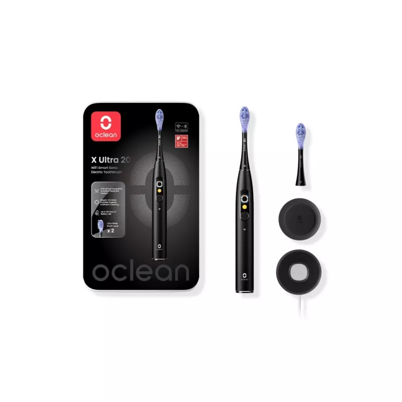 OCLEAN X Ultra 20 Black Electric Toothbrush