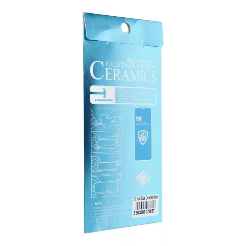 OEM 5D Full Glue Ceramic Glass Screen Protector, skirtas Samsung Galaxy A26 5G, juodas