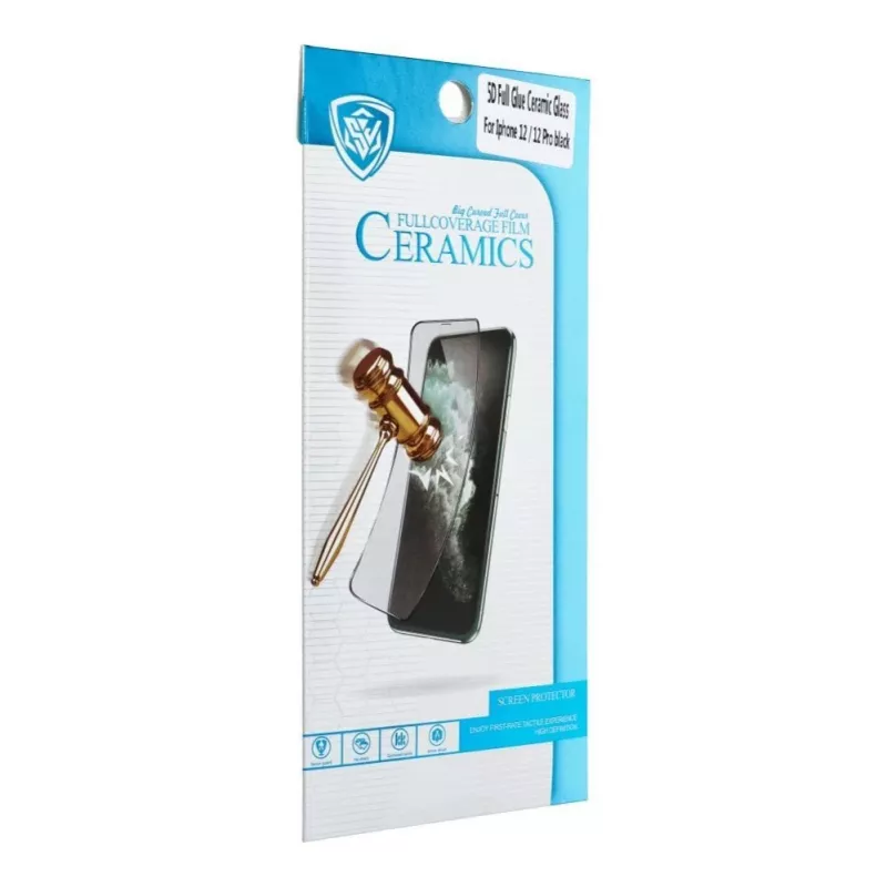 OEM 5D Full Glue Ceramic Glass Screen Protector, skirtas Samsung Galaxy A26 5G, juodas