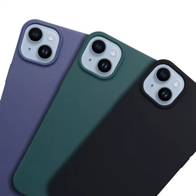 OEM dėklas, skirtas Honor X6c, matinės mėlynos spalvos silikoninis galinis dangtelis