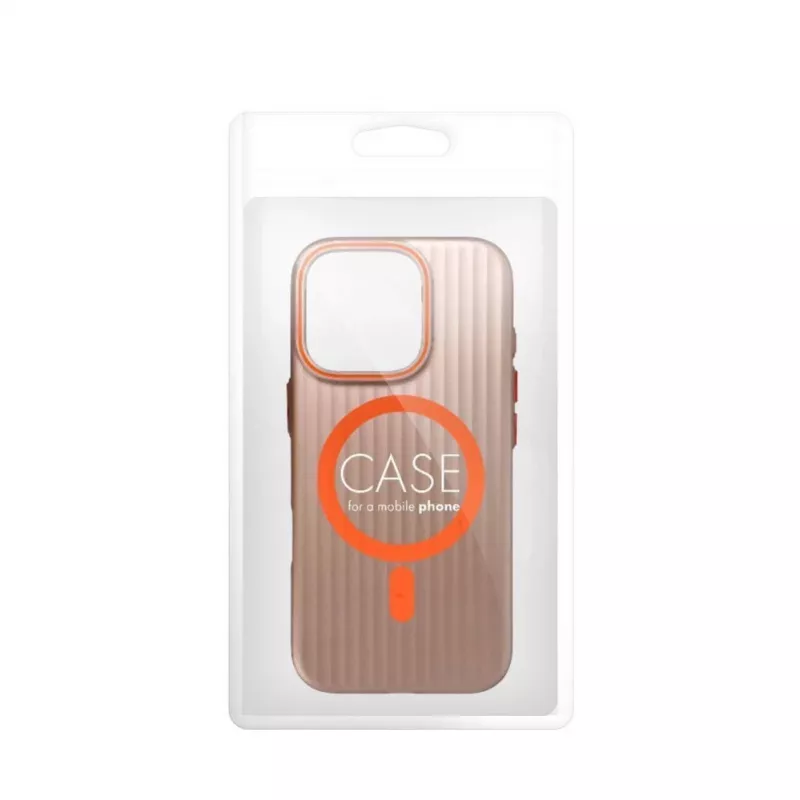 OEM dėklas, skirtas iPhone 15 Pro Max, paprastai suderinamas su MagSafe, titano dykumos spalvos