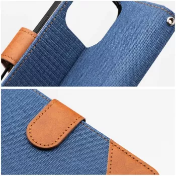 OEM Dėklas su atvartu, skirtas iPhone 16 Pro Max, Jeans Book Blue