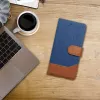 OEM Dėklas su atvartu, skirtas iPhone 16 Pro Max, Jeans Book Blue