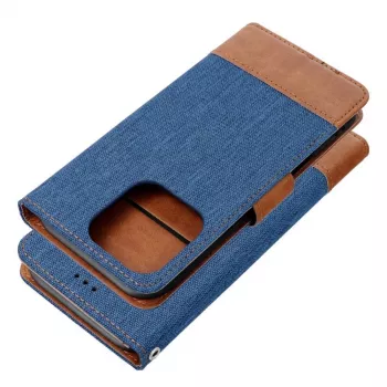 OEM Dėklas su atvartu, skirtas iPhone 16 Pro Max, Jeans Book Blue
