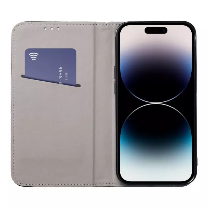 OEM atverčiamas dėklas, skirtas Motorola Edge 60 Fusion Smart Magneto, juodas
