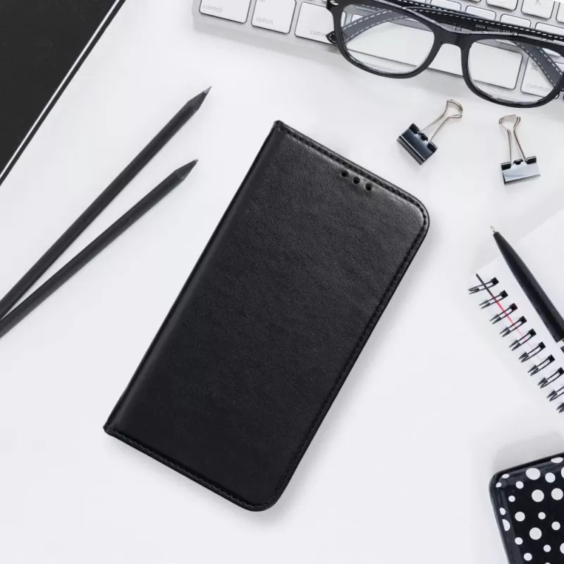 OEM atverčiamas dėklas, skirtas Motorola Edge 60 Fusion Smart Magneto, juodas