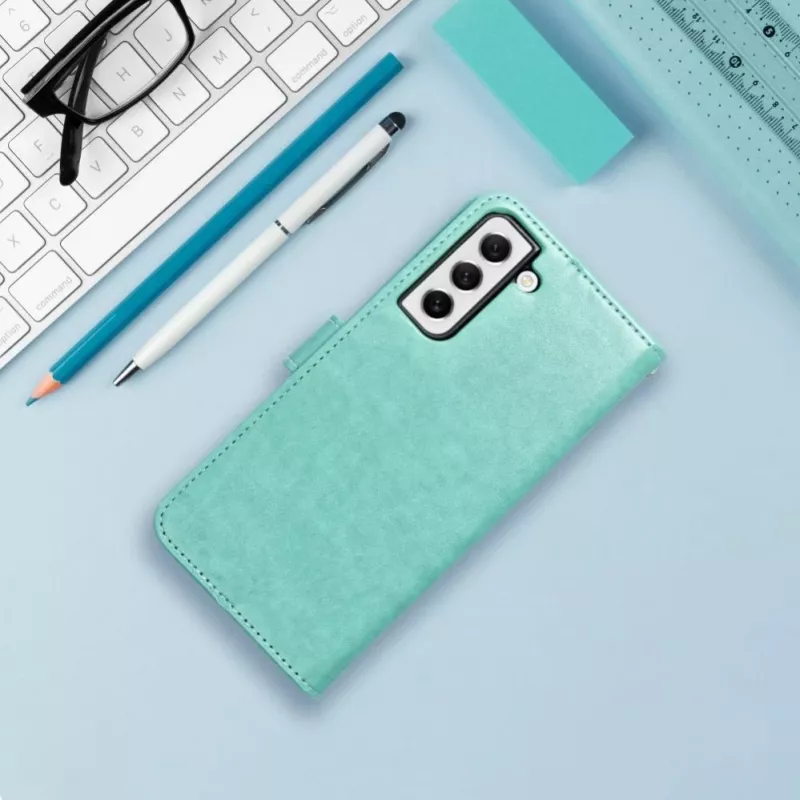 OEM Flip Case, skirtas Samsung Galaxy A54 5G Mezzo Book Tree Green