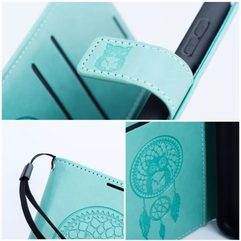 OEM Dėklas su Atverčiamu Viršeliu, skirtas Samsung Galaxy S25 Mezzo, Mezzo Book Dreamcatcher, Žalias