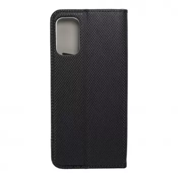 OEM atverčiamas dėklas, skirtas Xiaomi Redmi Note 10 5G / Poco M3 Pro / Poco M3 Pro 5G - Smart Book Cover juodos spalvos