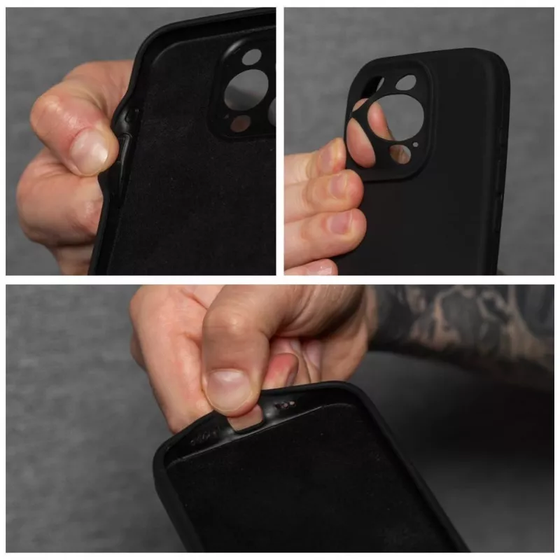 OEM Silikoninis Dėklas, Skirtas Apple iPhone 16 Pro Max 2mm Juodas
