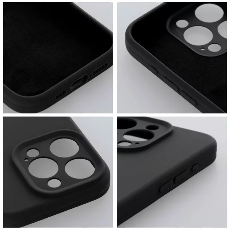 OEM Silikoninis Dėklas, Skirtas Apple iPhone 16 Pro Max 2mm Juodas