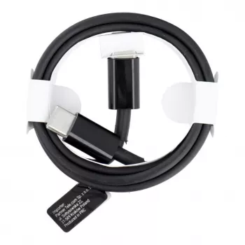 OEM USB-C į USB-C PD 40W laidas 1m juodas
