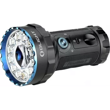 OLIGHT Marauder 2 LED žibintuvėlis 14 000 liumenų 800 m spindulio atstumas Juoda