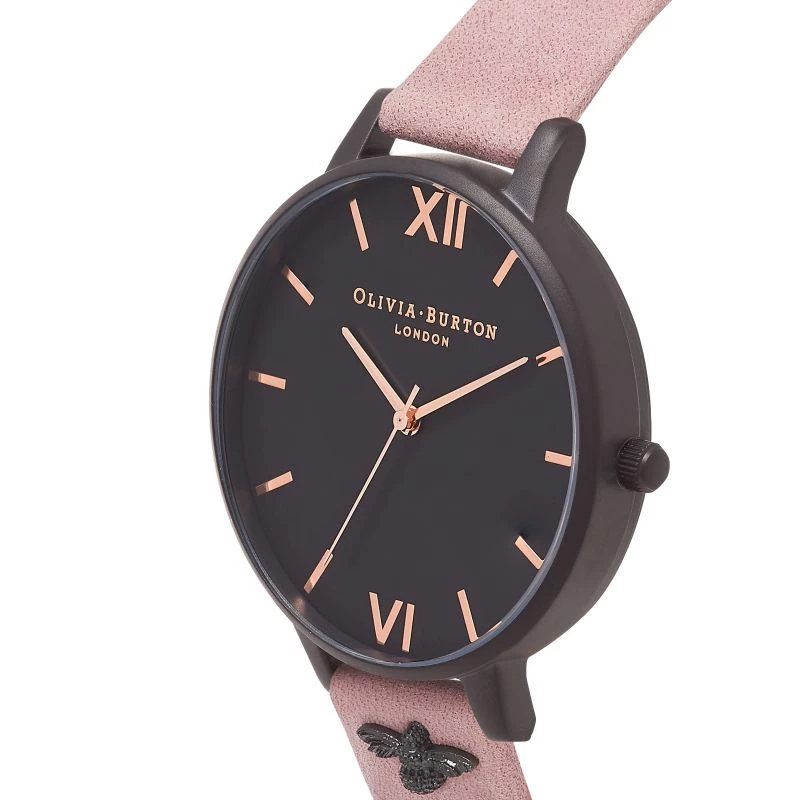 Olivia Burton Enchanted Garden moteriškas laikrodis OB16ES09 38 mm rožinis auksas