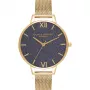 OLIVIA BURTON Wishing Star moteriškas laikrodis OB16GD75 - 34 mm rožinio aukso nerūdijančio plieno tinklelis