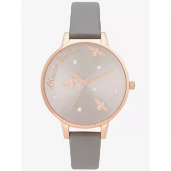 OLIVIA BURTON Wishing Star moteriškas laikrodis OB16PQ03 34 mm rožinis auksas