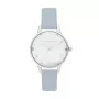 Olivia Burton Women's Celestial Watch OB16SG07 - 30mm Rose Gold Tone Stainless Steel Case, Grey Leather Strap