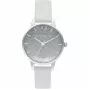 OLIVIA BURTON Moteriškas laikrodis „Sparkle Butterfly“ OB16US27 – 30 mm rožinio aukso korpusas, pilkas odinis dirželis