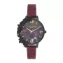 OLIVIA BURTON Moteriškas laikrodis OB16AD44 Pilkas odinis dirželis 34mm