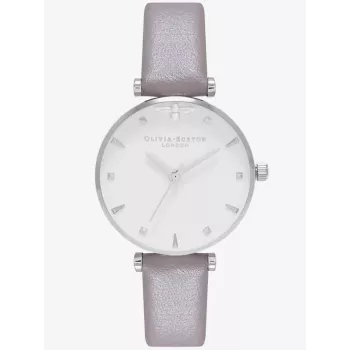 Olivia Burton moteriškas laikrodis OB16AM144 30mm sidabrinis nerūdijančio plieno tinklelis