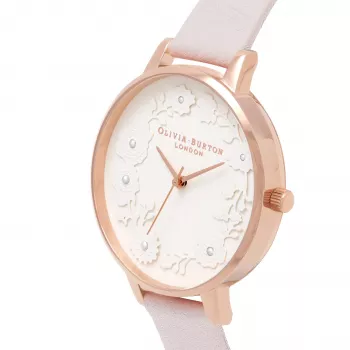 Olivia Burton Women's Watch OB16AR01 30mm Rose Gold Stainless Steel Mesh