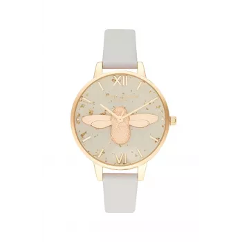 OLIVIA BURTON Moteriškas laikrodis OB16GD37 34 mm Auksinis Nerūdijantis plienas