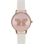 OLIVIA BURTON Moteriškas laikrodis OB16MB16 30 mm Rožinis auksas Nerūdijantis plienas Tinklelis