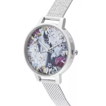 Olivia Burton Women's Watch OB16US11 34mm Rose Gold Stainless Steel & Lilac Vegan Leather
