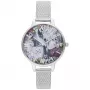 Olivia Burton Women's Watch OB16US11 34mm Rose Gold Stainless Steel & Lilac Vegan Leather