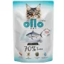 Ollo šlapias kačių maistas maišelyje Nr. 4 su tunu, 85 g