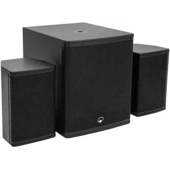 OMNITRONIC MAXX-1508NG 2.1 aktyvioji PA sistema 800W RMS su 15 inch subwooferiu ir 8 inch satelitais 11039070